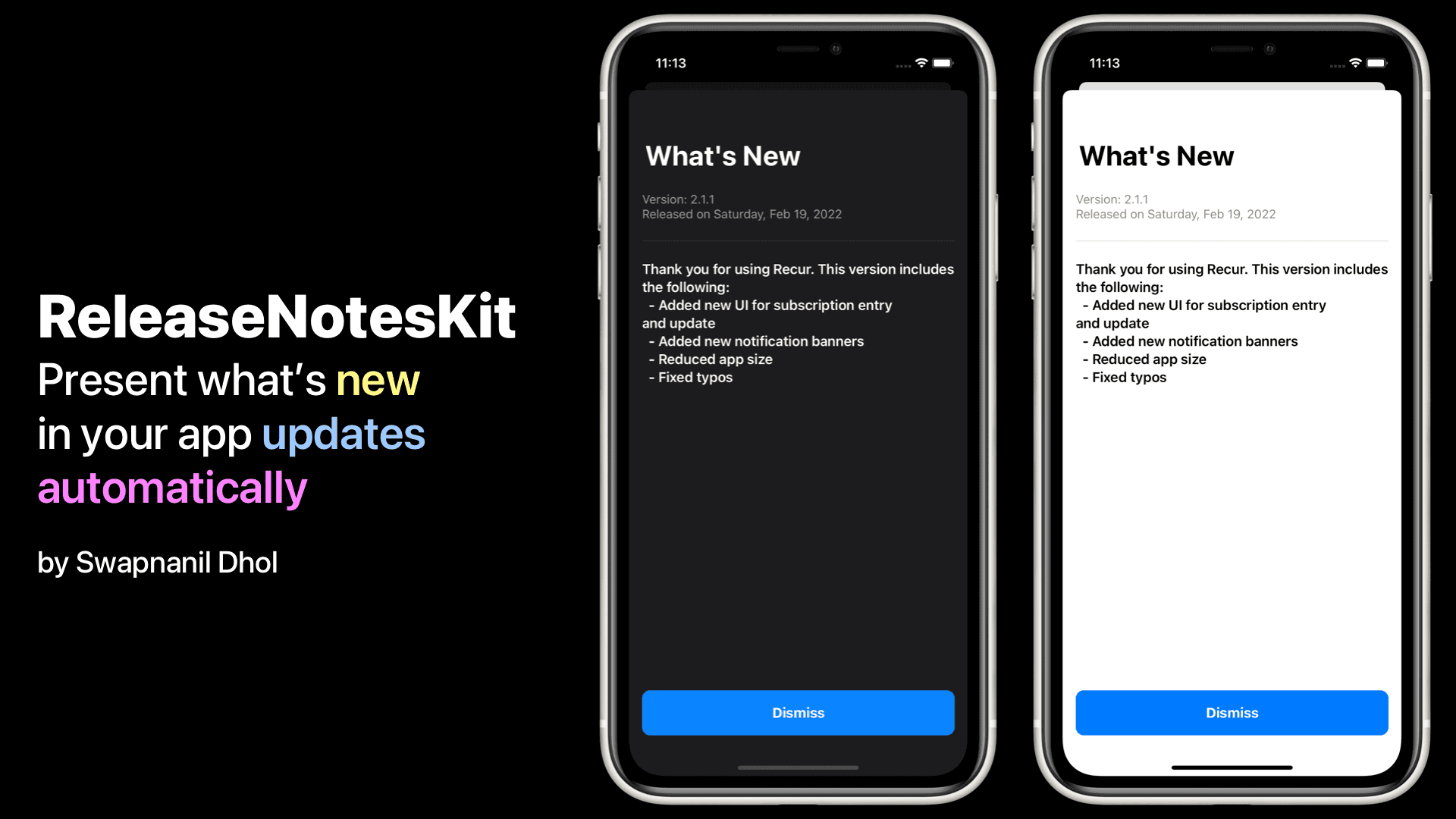 Introducing ReleaseNotesKit