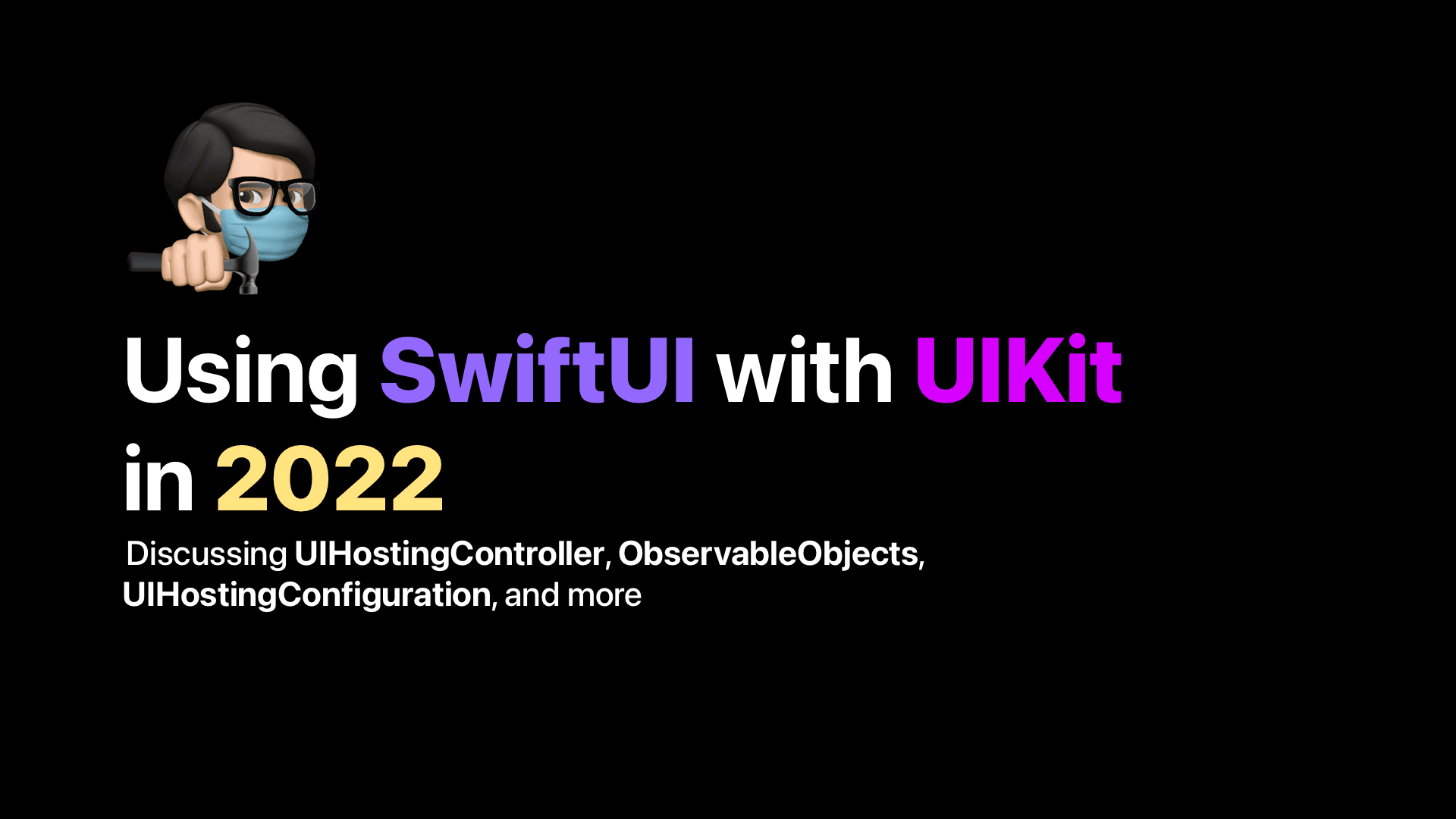 Using SwiftUI with UIKit in 2022