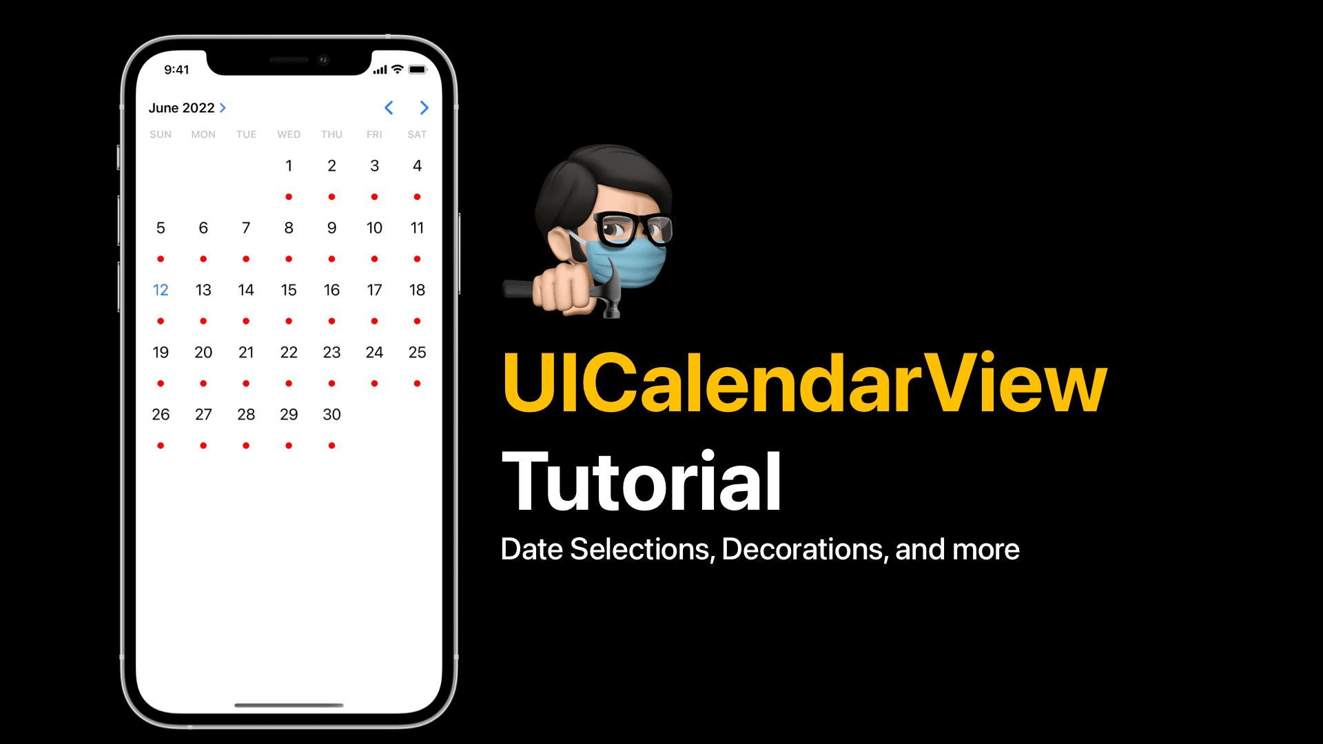 UICalendarView Tutorial