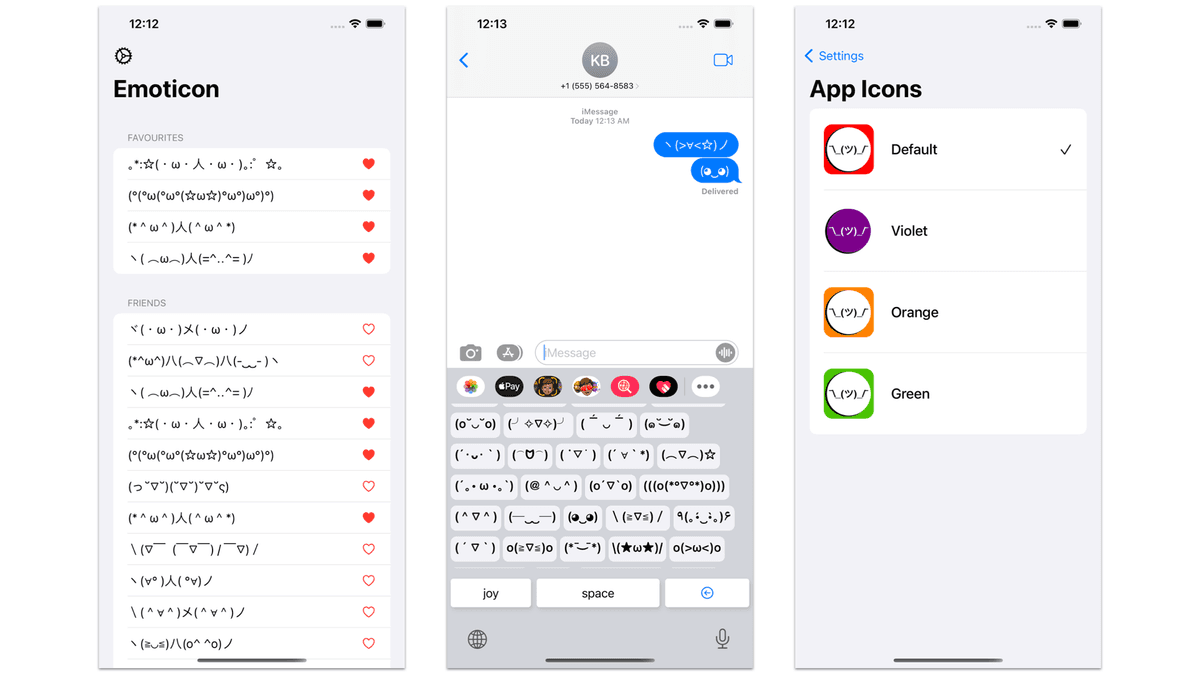 Emoticon - Text Faces Keyboard